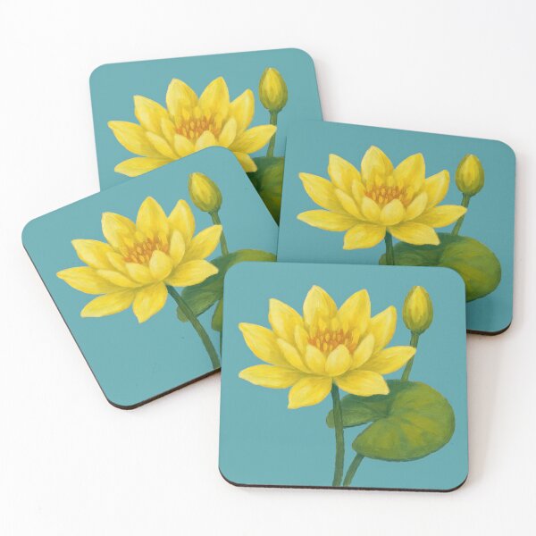 Item preview,  Sunny Yellow Water Lily in a Painterly Style designed and sold by IraBum.