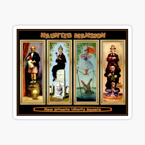 Artikel-Vorschau von HAUNTED MANSION: Vintage-Drucke vom Liberty Square in New Orleans., designt und verkauft von posterbobs.