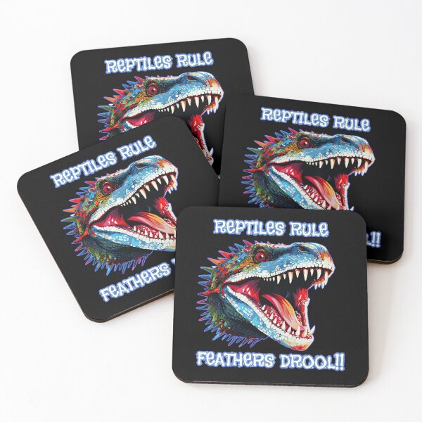 Item preview, Reptile Head, Reptiles Rule, Feathers drool funny Dinosaur designed and sold by TheTrendsDesk.
