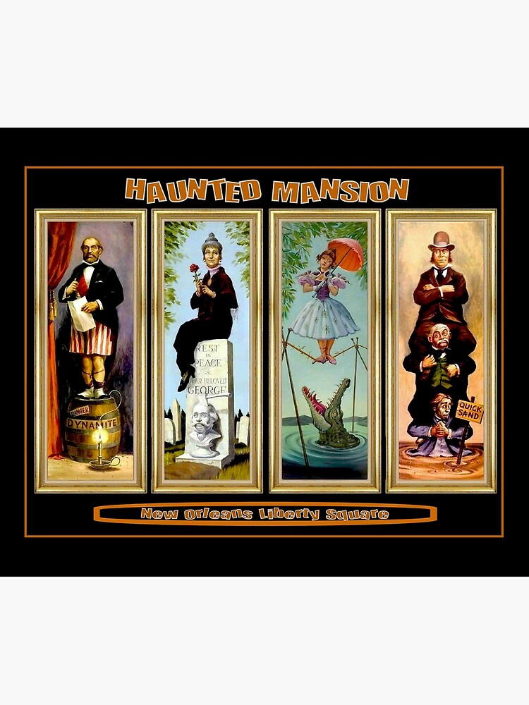 HAUNTED MANSION : Vintage New Orleans Liberty Square Prints. by posterbobs