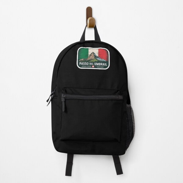 Item preview, Passo del Umbrail Sticker – Switzerland Italy Flag Badge with Coordinates & Elevation designed and sold by VividOrganica.