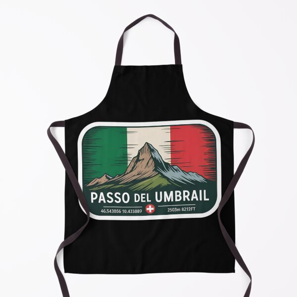 Item preview, Passo del Umbrail Sticker – Switzerland Italy Flag Badge with Coordinates & Elevation designed and sold by VividOrganica.