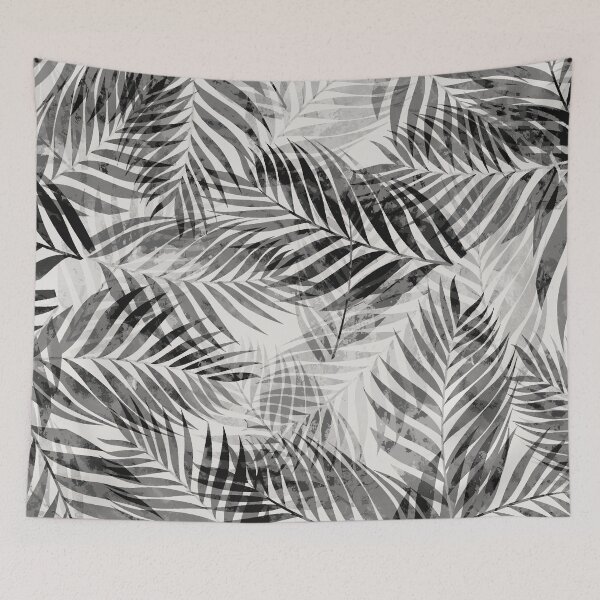 Item preview, Palm Leaves - Black & White designed and sold by SilverPegasus.