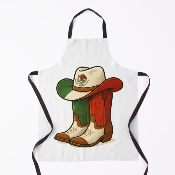 Item preview, Durango Cowboy Style – Mexican Flag Pride Boots & Hat designed and sold by Globalcitytees.