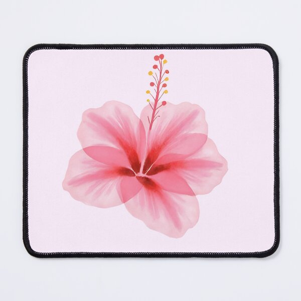 Item preview, Pink Hibiscus Watercolor Sticker | Tropical Flower Aesthetic designed and sold by NuveMood.