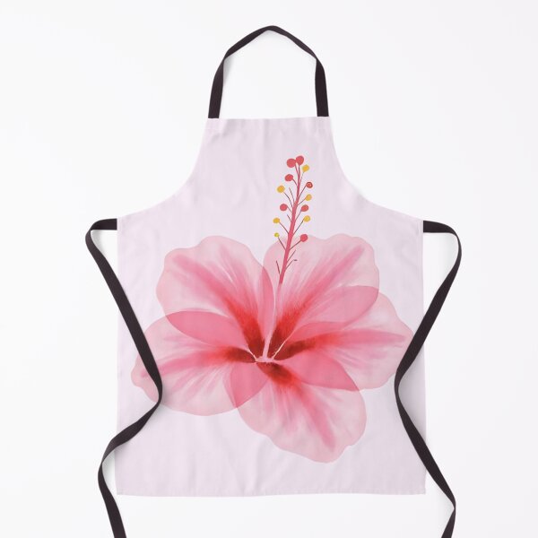Item preview, Pegatina de acuarela de hibisco rosa | Estética de flores tropicales designed and sold by NuveMood.