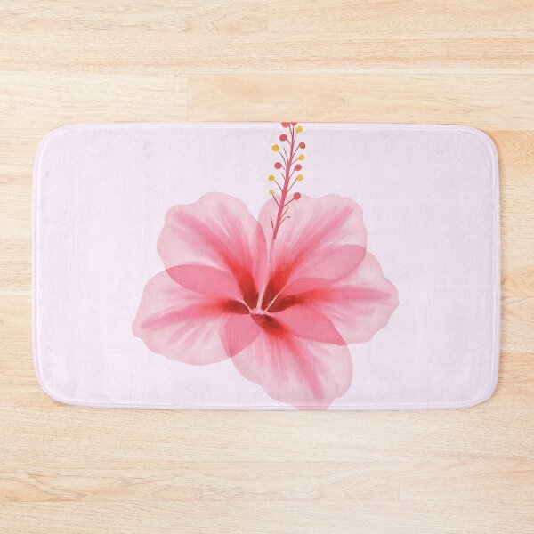 Item preview, Pink Hibiscus Watercolor Sticker | Tropical Flower Aesthetic designed and sold by NuveMood.