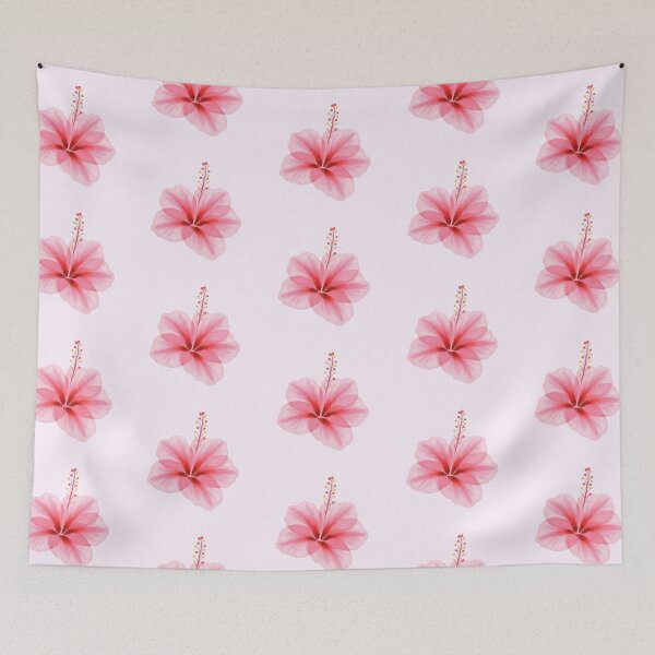Item preview, Pink Hibiscus Watercolor Sticker | Tropical Flower Aesthetic designed and sold by NuveMood.