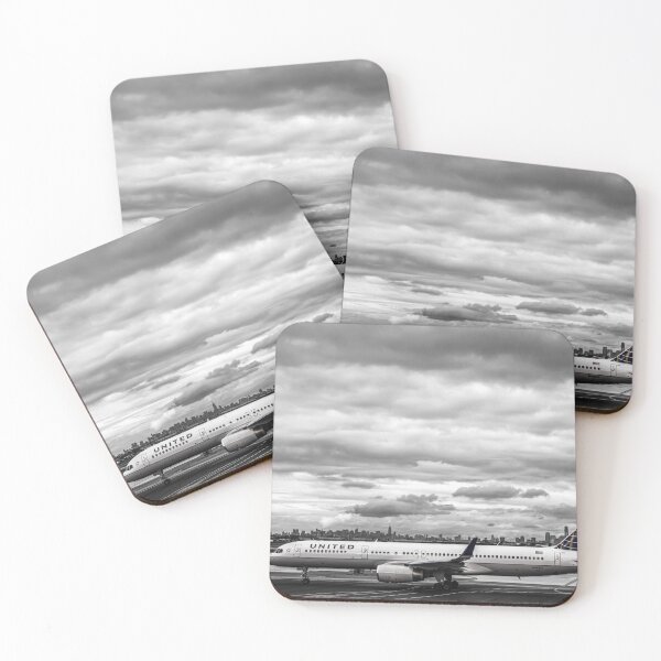 Item preview, United Airlines, Airliner on Stormy Runway designed and sold by Paul Thompson Photography.
