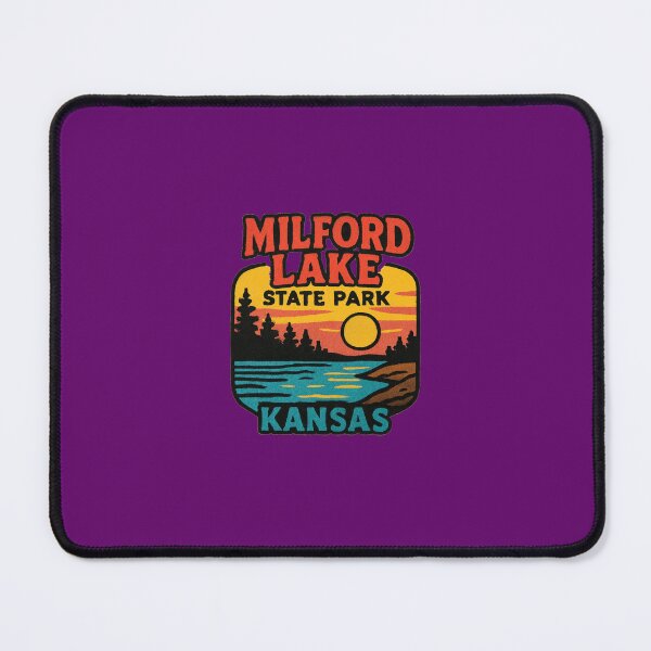 Item preview, Milford Lake State Park  designed and sold by Broken Antler Designs .