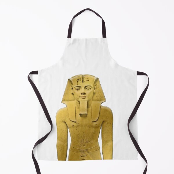 Item preview, Ramses II Golden Pharaoh Statue | Ancient Egypt Hieroglyphics Art designed and sold by Ozinro.