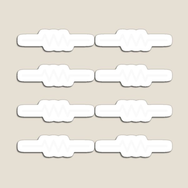 Item preview, Zigzag Resistor Electrical Symbol Multipack Sheet designed and sold by ThePungineer.
