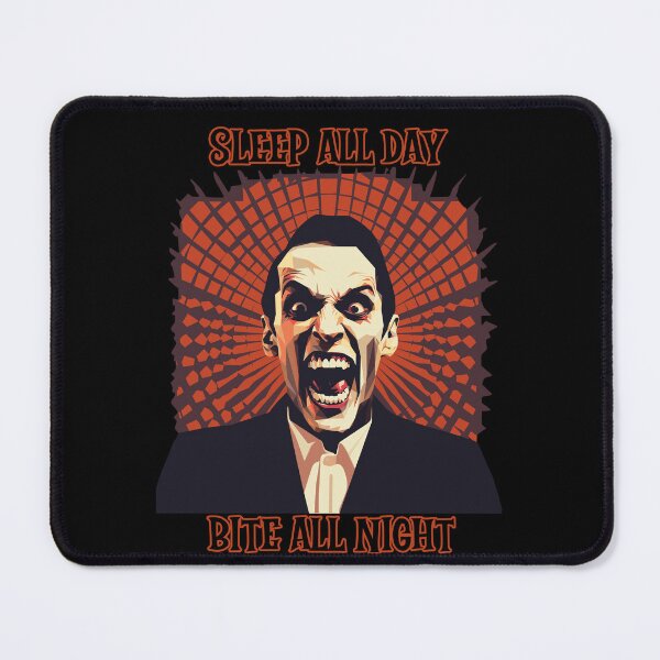 Item preview, Gothic Horror Vampire baring its fangs. Bite all night. Halloween. designed and sold by TheTrendsDesk.