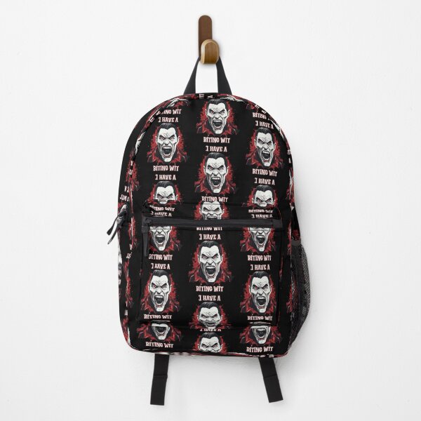 Item preview, Gothic Horror vampire baring its fangs. Biting wit. Halloween designed and sold by TheTrendsDesk.