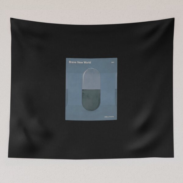 Item preview, Brave New World Aldous Huxley Dystopian Social Science Fiction Art For Book Lovers designed and sold by vibertbuc.