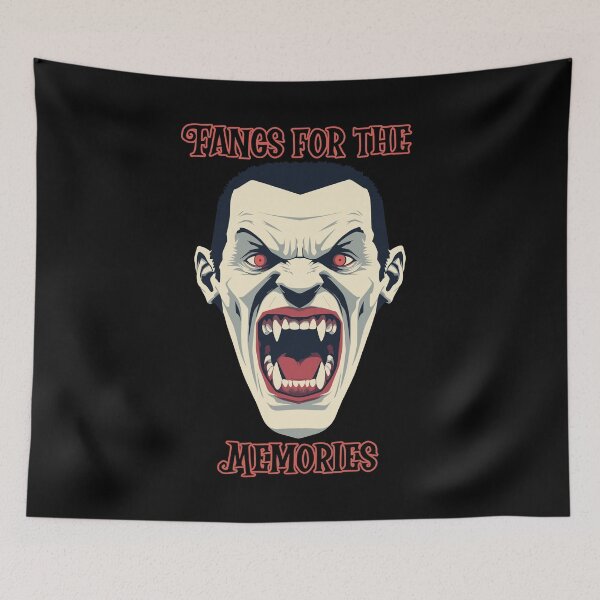 Item preview, Dracula Vampire baring teeth, Halloween Gothic Horror designed and sold by TheTrendsDesk.
