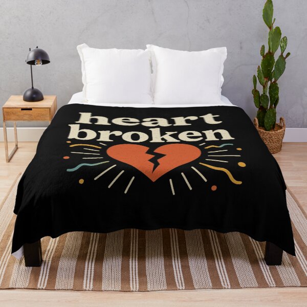 Item preview, Heartbroken Cracked Emotion Typography designed and sold by PlanetBoi.