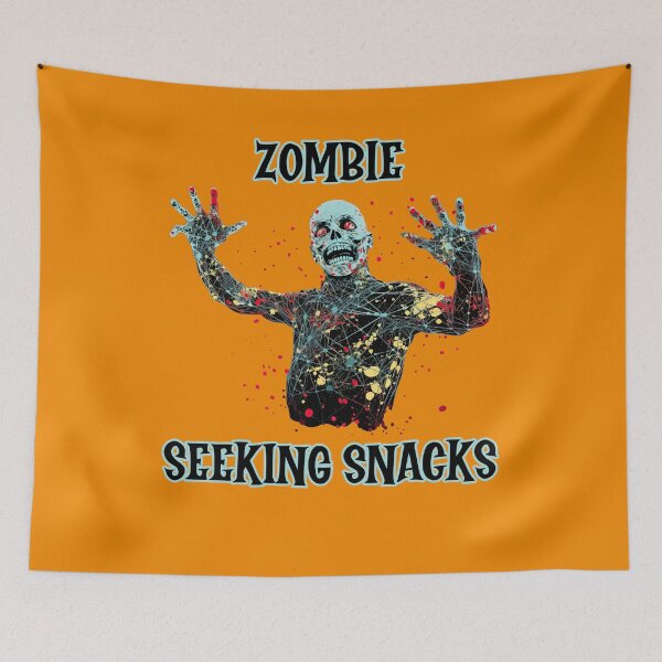 Item preview, Zombie Seeking Snacks, Halloween Gothic Horror designed and sold by TheTrendsDesk.