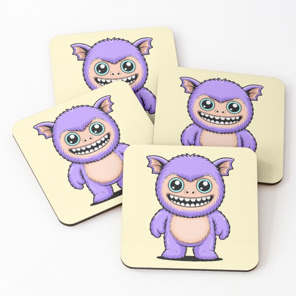 Item preview, Ugly Cute Monster Plush Cartoon Character - Purple Edition designed and sold by Lemon Pepper.
