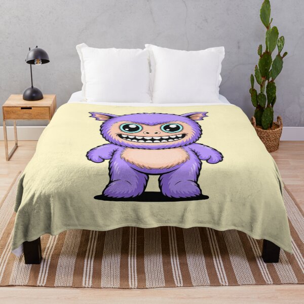 Item preview, Ugly Cute Monster Plush Cartoon Character - Purple Edition designed and sold by Lemon Pepper.