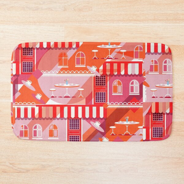 Item preview, European street modern café restaurant poster Contemporary Art designed and sold by sofiartmedia.