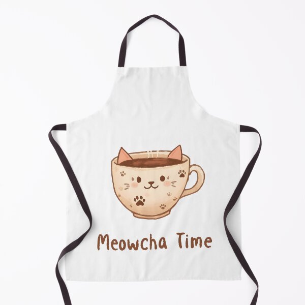 Item preview, Meowcha Time – Coffee Cup with Cat designed and sold by DigitalDream11.