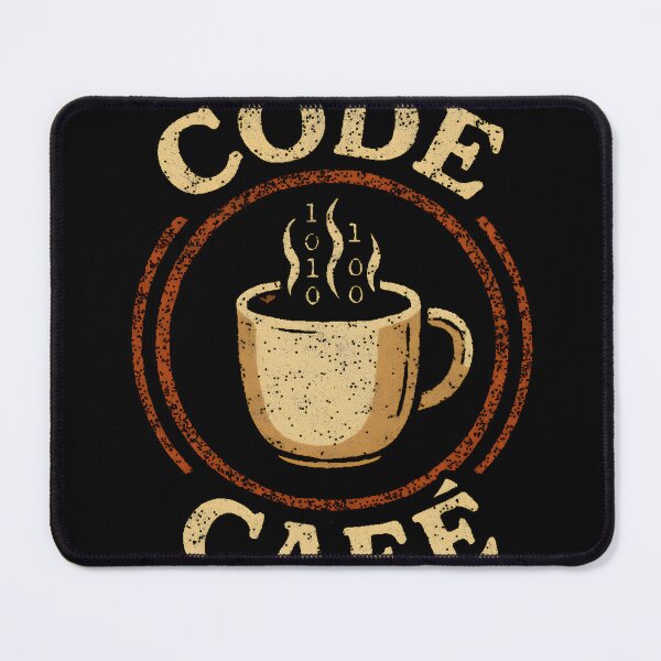 Item preview, Retro Code Cafe Coffee Shirt for Programmers designed and sold by SpringbokCreate.