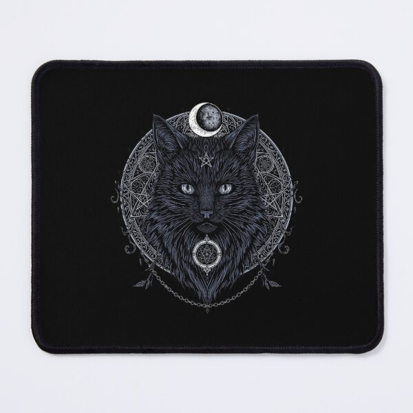Item preview, Gato gótico ocultista – Familiar místico de bruja designed and sold by SEBRYS.