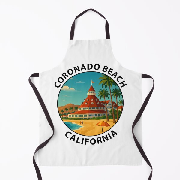Item preview, Coronado Beach California Vintage Travel Poster USA designed and sold by inkNext.