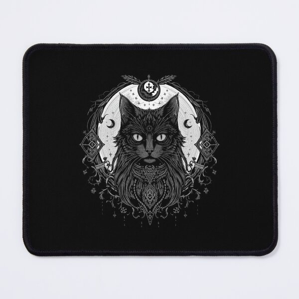 Item preview, Gato gótico ocultista – Familiar místico de bruja designed and sold by SEBRYS.