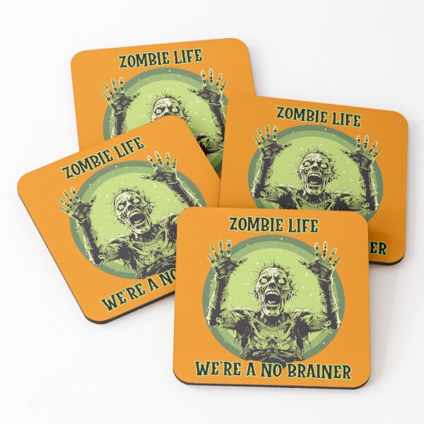 Item preview, Zombie Gothic Horror zombie life, no brainer, halloween designed and sold by TheTrendsDesk.