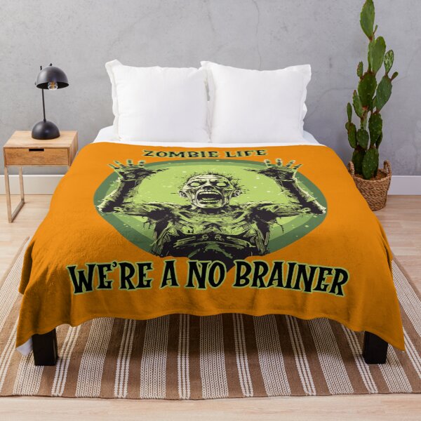 Item preview, Zombie Gothic Horror zombie life, no brainer, halloween designed and sold by TheTrendsDesk.