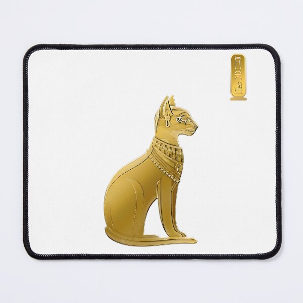 Item preview, Bastet Egyptian Cat Goddess | Golden Ancient Egypt Art designed and sold by Ozinro.