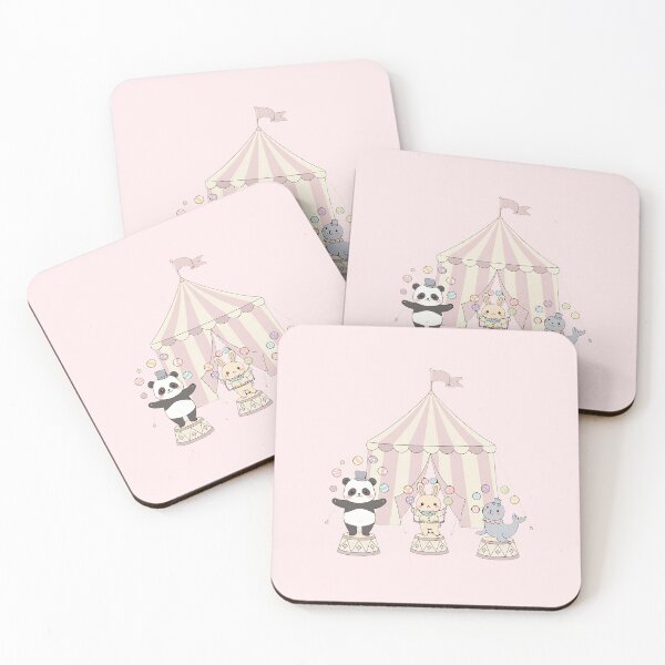 Item preview, Kawaii Circus with Juggling Panda, Rabbit & Seal designed and sold by Itsheartshop.