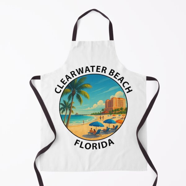 Item preview, Clearwater Beach Florida Sunset – Tropical Travel Poster USA designed and sold by inkNext.