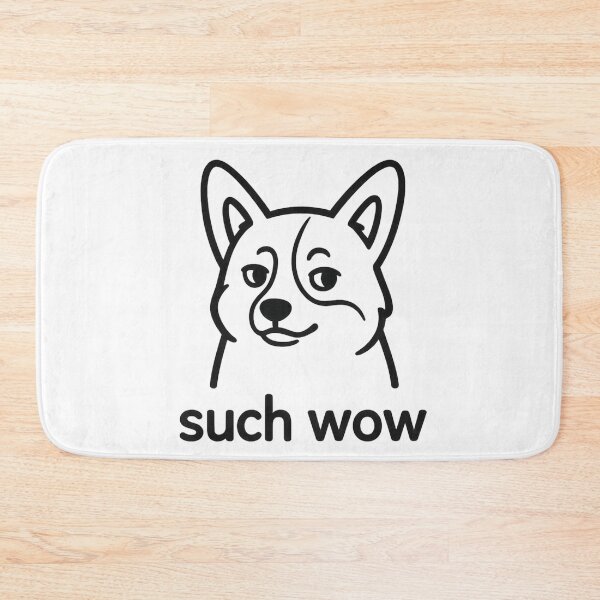 Item preview, Such Wow Doge – Funny Meme Minimalist Illustration designed and sold by Apple-Design369.