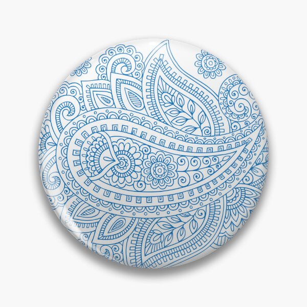 Item preview, Henna design in Blue designed and sold by BlesstB.