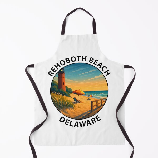 Item preview, Rehoboth Beach Delaware Travel Poster – Coastal Wall Art & Stickers USA designed and sold by inkNext.