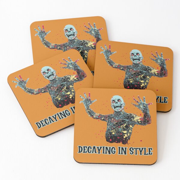 Item preview, Zombie Gothic Horror Decaying in Style, Halloween funny designed and sold by TheTrendsDesk.