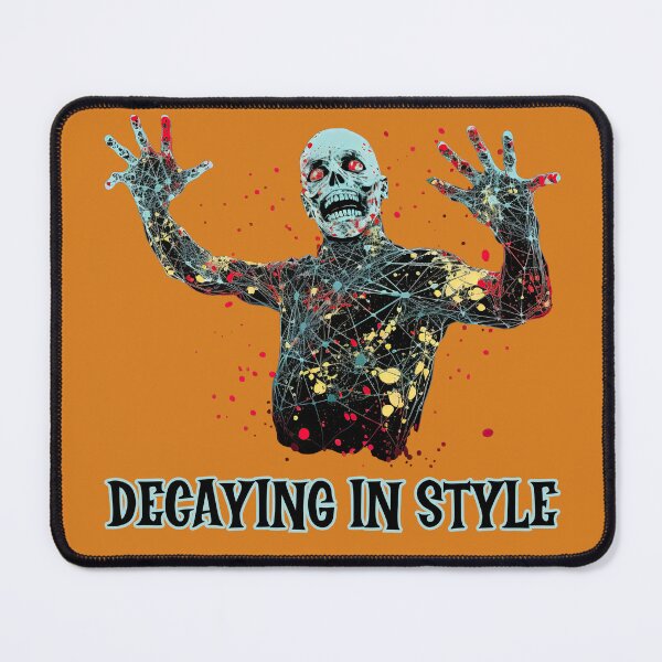 Item preview, Zombie Gothic Horror Decaying in Style, Halloween funny designed and sold by TheTrendsDesk.