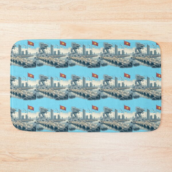 Item preview, Dragon Bridge Vietnam 3D Panorama with Flag , designed and sold by PaintMeWorld.