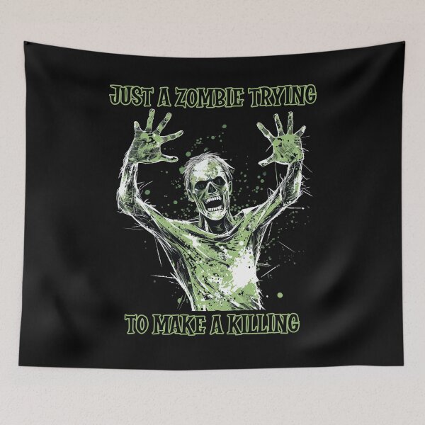 Item preview, Zombie Gothic Horror Make a Killing, Funny Halloween designed and sold by TheTrendsDesk.
