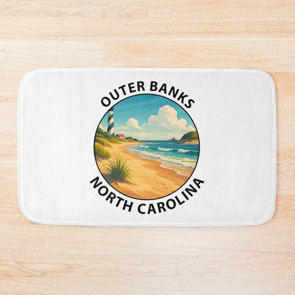 Item preview, Outer Banks North Carolina Beach Sunrise – Coastal Wall Art & Travel Poster USA designed and sold by inkNext.