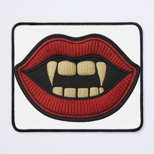 Item preview, Astarion-Inspired Vampire Mouth Patch designed and sold by KourtlyKitty.