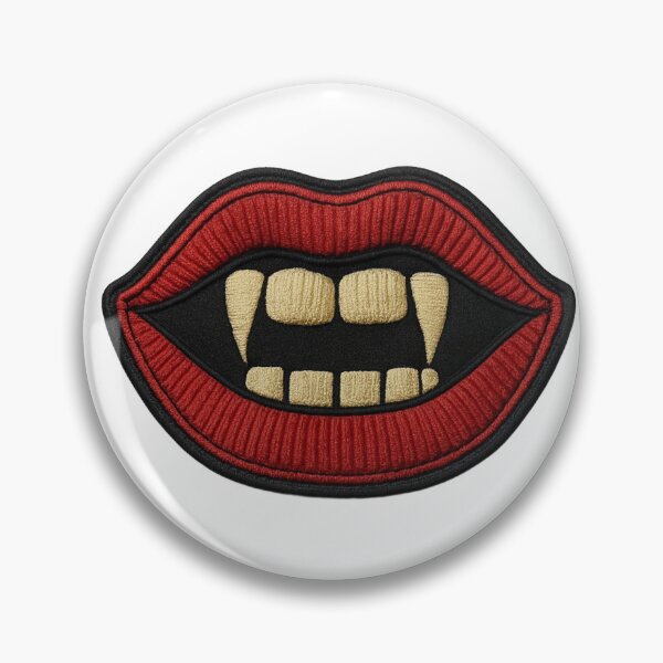 Item preview, Astarion-Inspired Vampire Mouth Patch designed and sold by KourtlyKitty.