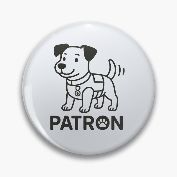 Item preview, Pattern the Demining Dog – Minimal Line Art Version designed and sold by Bratak.