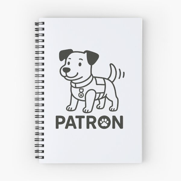 Item preview, Pattern the Demining Dog – Minimal Line Art Version designed and sold by Bratak.