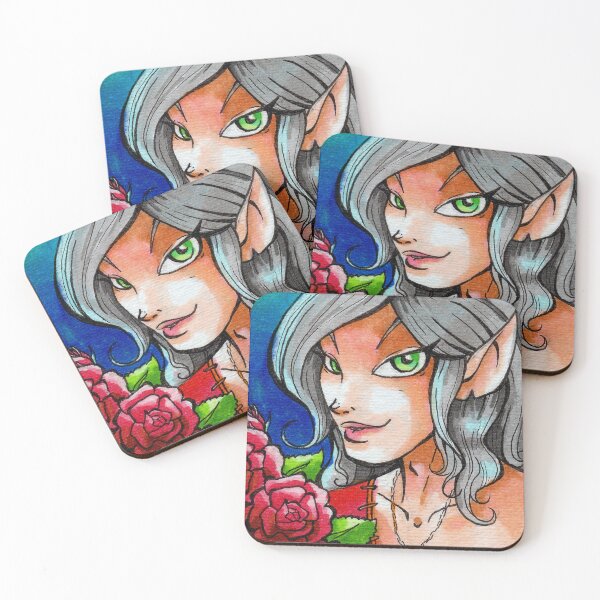 Item preview, Portrait of an Elven Druid designed and sold by OffensiveBard.