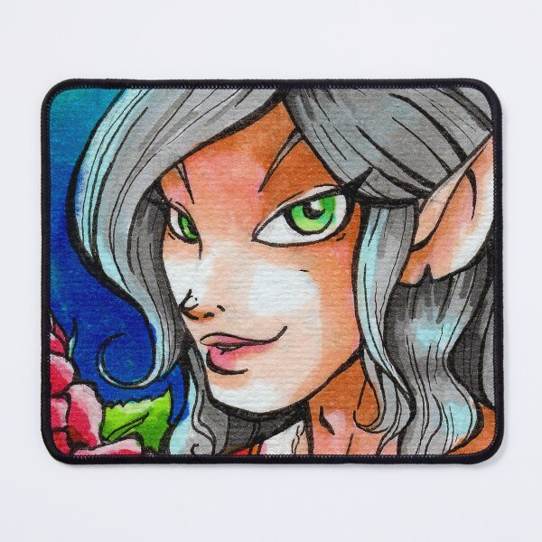 Item preview, Portrait of an Elven Druid designed and sold by OffensiveBard.