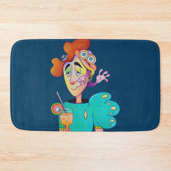 Item preview, Psychedelic cocktail black background designed and sold by Fantartistworld.